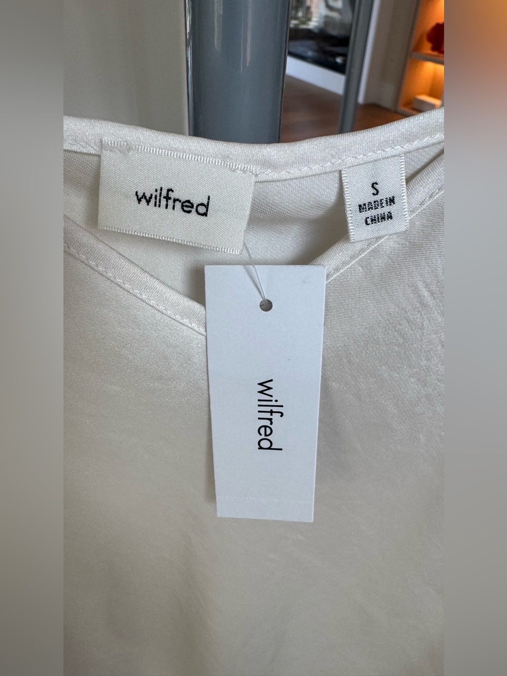 Wilfred White V-Neck Slip Camisole - Picture 3 of 7